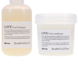 Davines love curl shampoo and conditioner 8.5 oz